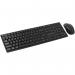 Kensington® Pro Fit® Low-Profile Wireless Desktop Set with spill-proof keyboard with multimedia keys, ambidextrous mouse and AES encryption, Black  K75230UK