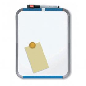 Nobo Mini Magnetic Whiteboard Slim Frame 360x280mm White QB05442ASTD