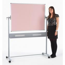 Cheap Stationery Supply of Mobile Colourwipe Drywipe-1200 x 900mm-Pastel Blue and Pink WSCM-1209-96 Office Statationery