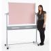 Mobile Colourwipe Drywipe-1500 x 1200mm-Pastel Blue and Pink