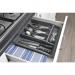 Addis Cutlery Tray Metallic Grey 510855 AG05890