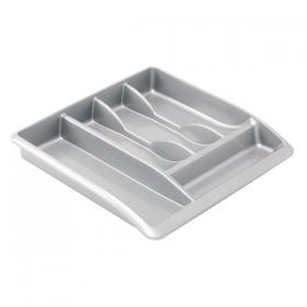 Addis Cutlery Tray Metallic Grey 510855 AG05890