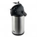 An elegant vacuum jug with a shiny chrome finish, the Addis Jugs Addis Chrome President Pump Pot is perfect for serving hot or cold beverages. With a capacity of 3 litres, this jug is ideal for home or office use. Its sleek design and convenient pump feature make it a practical and stylish addition to any setting.