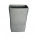 Addis Grey 54 Litre Recycling Bin Kit Base Metallic (Pack of 3) 505574 AG12058