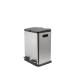 Addis Twin Compartment Recycling Pedal Bin 40 Litre Stainless Steel 514922