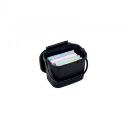 Addis 4.5 Litre Kitchen Food Waste Caddy Black 518253 AG17064