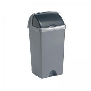 Addis Roll Top Bin 50 Litre Metallic AG813417 AG813417