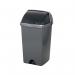 Addis Roll Top Bin 50 Litre Metallic AG813417 AG813417