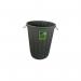 Addis Grey Dustbin Base Round 90 Litre B766Grey AG97662