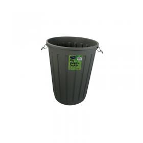 Addis Dustbin Base Round 90 Litre Grey B766GRY AG97662