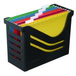 Jalema Recycled Office Box with 5 Suspension Files A4 Black A658026998 AL01293