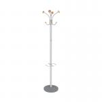 Alba Vienna Coat Stand 350x350x1790mm Metal/Wood PMVIENNA ALB00629