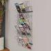 Alba Wall Mounted 7Tier 21-Pocket Literature Holder A4 Chrome DDFIL21M ALB00767