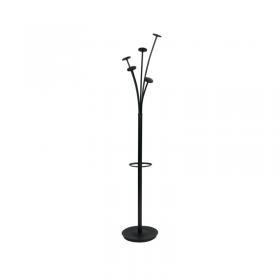 Alba Festival Coat Stand 350x350x1870mm Black PMFESTN ALB00865