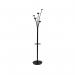 The Alba Festival Coat Stand is a stylish and functional addition to any entryway or room. With a sleek black finish and a height of 1870mm, this coat rack will keep your jackets and coats organized and easily accessible. Its sturdy design allows for multiple items to be hung without fear of tipping over.