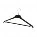 Alba Coat Hanger 450x22x60mm Plastic Black (Pack of 20) PMBASICPL ALB00877