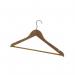 Alba Coat Hanger 450x22x60mm Wooden (Pack of 25) PMBASICBO ALB00878