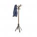 Alba Cafe Coat Stand 550x550x1760mm Dark Wood PMCAFE ALB01141