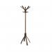 Alba Cafe Coat Stand 550x550x1760mm Dark Wood PMCAFE ALB01141