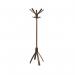 Alba Cafe Coat Stand 550x550x1760mm Dark Wood PMCAFE ALB01141