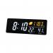 Alba LED Wall Clock With CO2 Level Temperature Humidity Sensor Black HORDGTL CO2 ALB01755