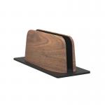 Alba Vertical Computer Stand AluminiumWalnut ODSTAND W ALB01819