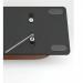 Alba Vertical Computer Stand AluminiumWalnut ODSTAND W ALB01819