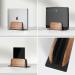 Alba Vertical Computer Stand AluminiumWalnut ODSTAND W ALB01819