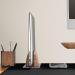 Alba Vertical Computer Stand AluminiumWalnut ODSTAND W ALB01819