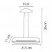 Alba HeadphoneStand BlackWalnut ODHEAD W ALB01820