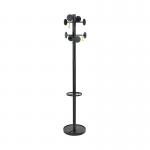 Alba Stan Coat Stand 350x350x1750mm Black PMSTAN3N ALB08186