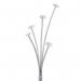 Alba Festival High Capacity Coat Stand with Umbrella Holder 350x350x1870mm Silver/White PMFESTY2BC ALB14293