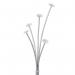 Alba Festival High Capacity Coat Stand with Umbrella Holder 350x350x1870mm SilverWhite PMFESTY2BC ALB14293