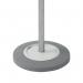 Alba Festival High Capacity Coat Stand with Umbrella Holder 350x350x1870mm SilverWhite PMFESTY2BC ALB14293