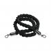 Rope 25x1500mm Black With Chrome Clips CBROPEBLACK AN71022