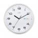 Acctim Supervisor Wall Clock 320mm ChromeWhite 21027 ANG21027