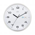 Acctim Supervisor Wall Clock 320mm ChromeWhite 21027 ANG21027