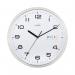 Acctim Supervisor Wall Clock 320mm ChromeWhite 21027 ANG21027