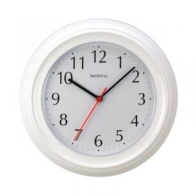 Acctim Wycombe Wall Clock White 21412 ANG21412