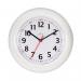 Acctim Wexham 24 Hour Plastic Wall Clock White 21862 ANG21862