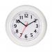 Acctim Wexham 24 Hour Plastic Wall Clock White 21862 ANG21862