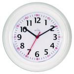 Acctim Wexham 24 Hour Plastic Wall Clock White 21862 ANG21862