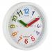 Acctim Lulu Time Teaching Wall Clock 260mm White 21882 ANG21882