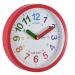 Acctim Lulu Time Teaching Wall Clock 260mm Red 21884 ANG21884