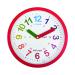 Acctim Lulu Time Teaching Wall Clock 260mm Red 21884