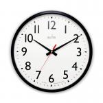 Acctim Commander Wall Clock Black 35cm 22463 ANG22463