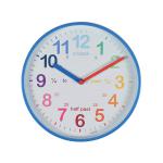Acctim Wickford Time Teaching Clock Blue Edging 22529 ANG22529