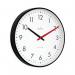 Acctim Riley Office Wall Clock Black 30cm 22573 ANG22573