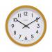 Acctim Elstow Small Office Wall Clock Yellow 20cm 22841 ANG22841
