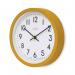 Acctim Elstow Small Office Wall Clock Yellow 20cm 22841 ANG22841